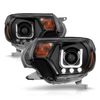 Anzo Usa 12-15 TACOMA PROJECTOR HEADLIGHTS W/U-BAR BLACK CLEAR DRIVER/PASSENGER 111290